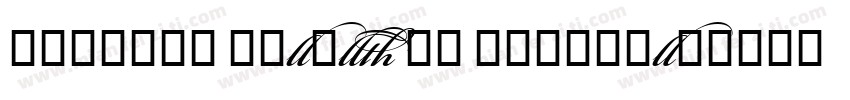 Bickham Script MM Regular字体转换